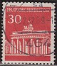 Germany - 1966 - Architecture - 30 Pfennig - Red - Architecture - Scott 954 - Berlin Brandenburg Gate - 0